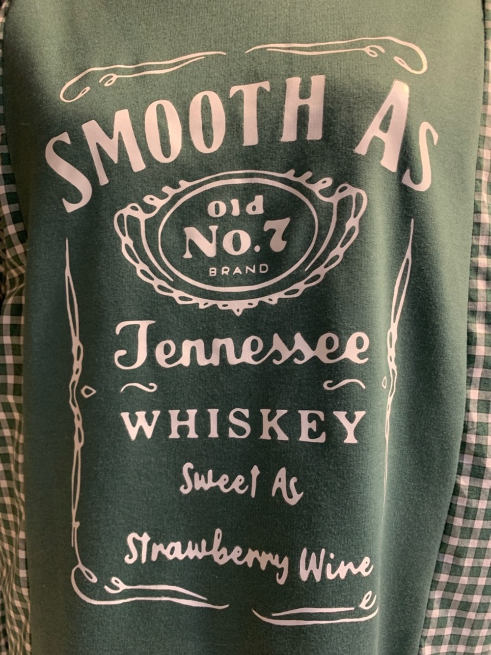 Upcycled  “Smooth As Tennessee Whiskey”Woman’s Shirt - Picture 4 of 8